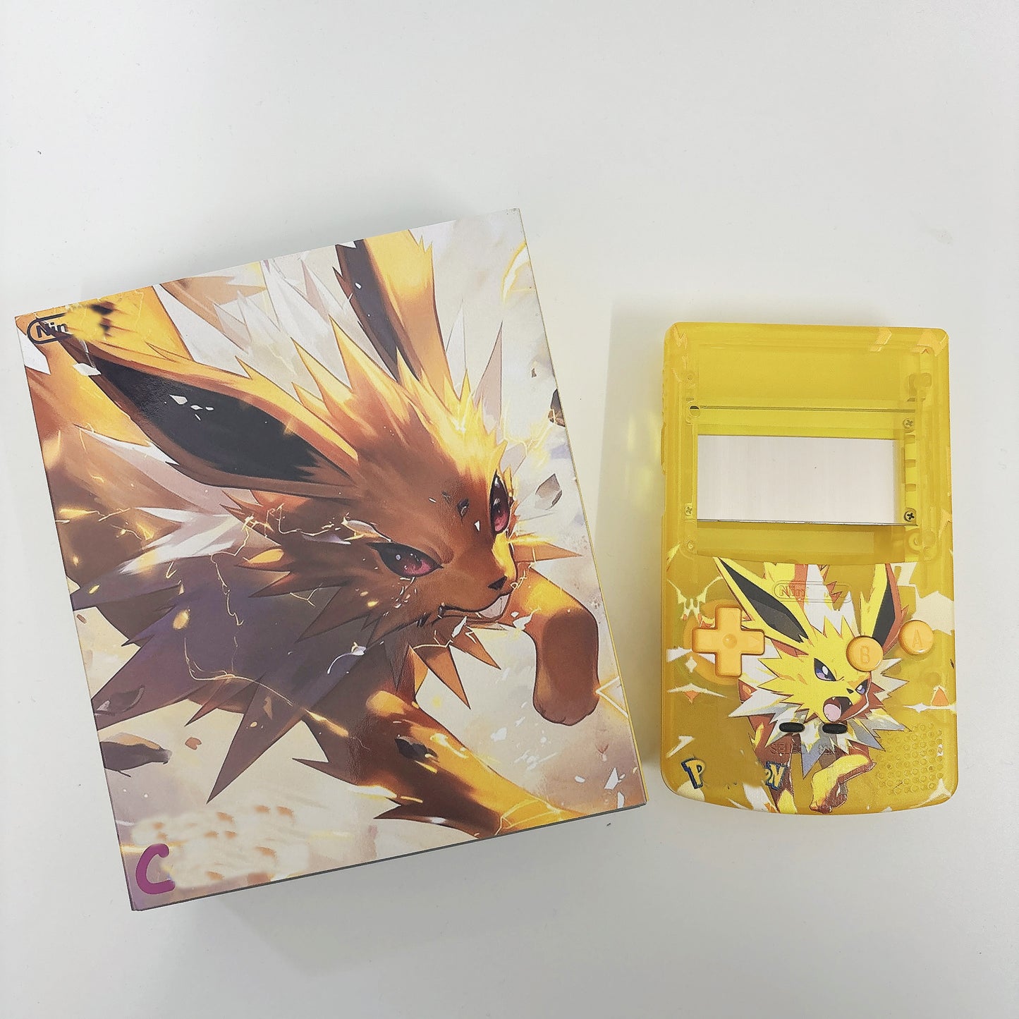 LLY DIY Gameboy Color GBC Retro Pixel IPS Screen 2.0 UV Print LLY exclusive custom g