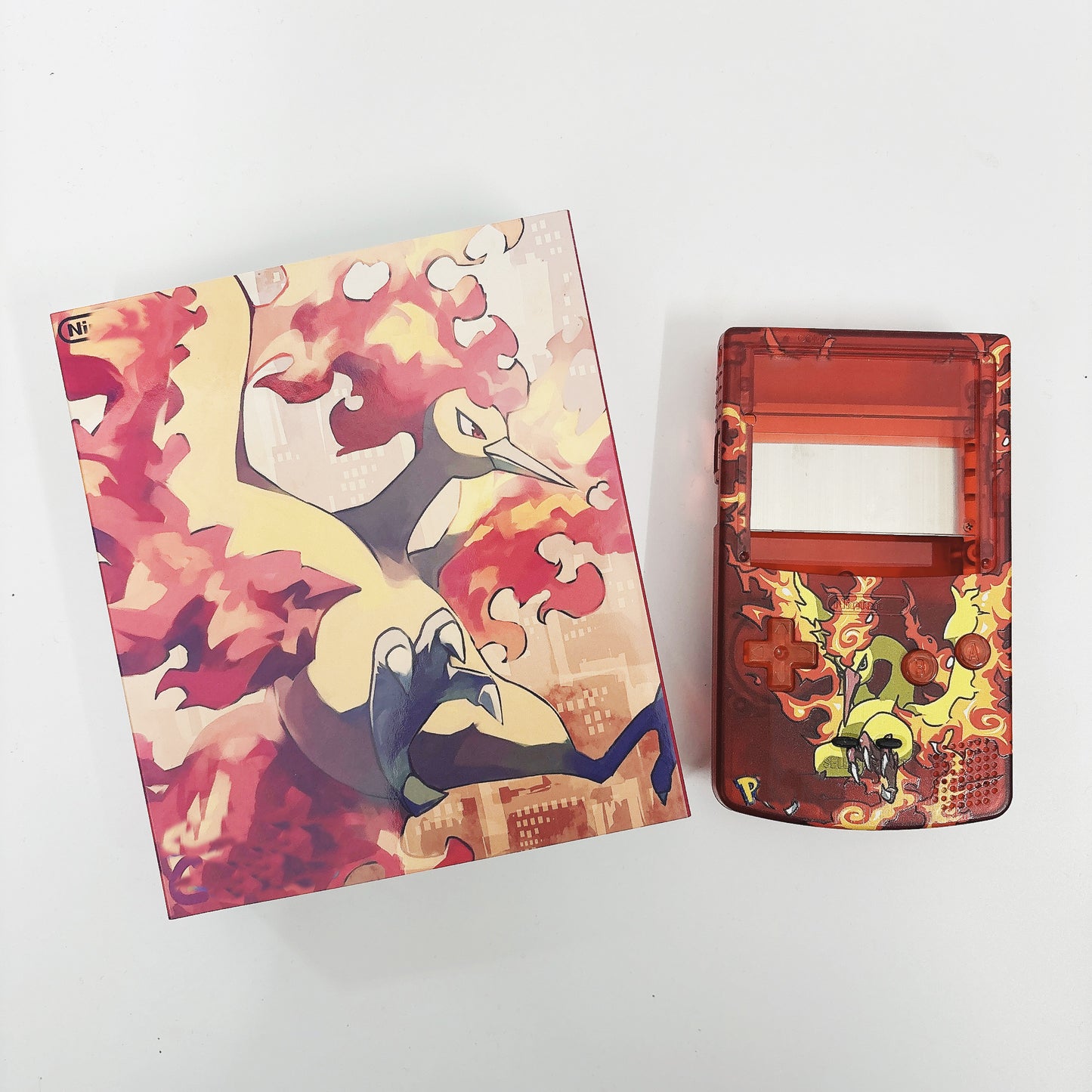 LLY DIY Gameboy Color GBC Retro Pixel IPS Screen 2.0 UV Print LLY exclusive custom g