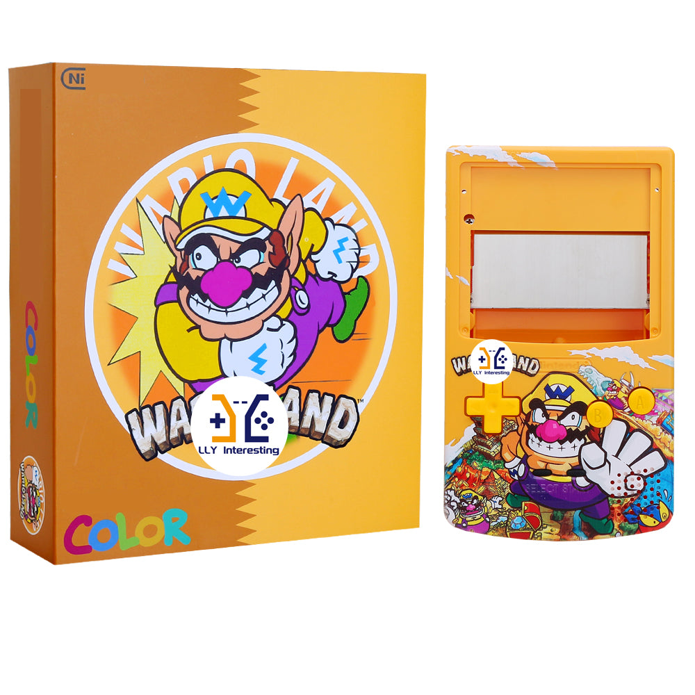 For GameBoyColor Laminated LCDS LLY custom print casings for backlit Retro Pixel