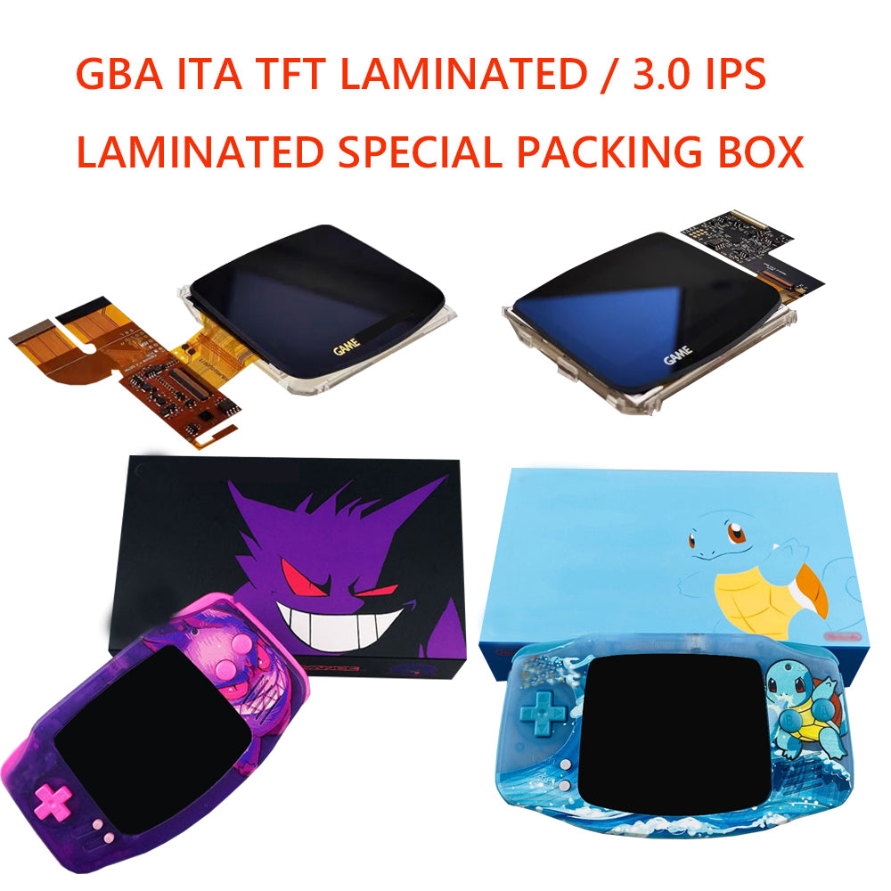 UVGBA Premium LLY Custom Gift Box GAMEBOY Premium IPS LCD Display 3.0TFT/IPS She