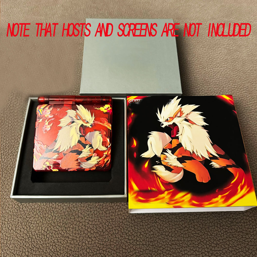 DIY Gameboy Color LLY GBASP Retro Pixel IPS screen 3.0 UV print custom boxes and diy