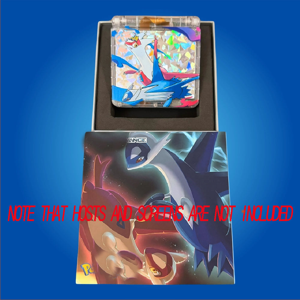 DIY Gameboy Color LLY GBASP Retro Pixel IPS screen 3.0 UV print custom boxes and diy