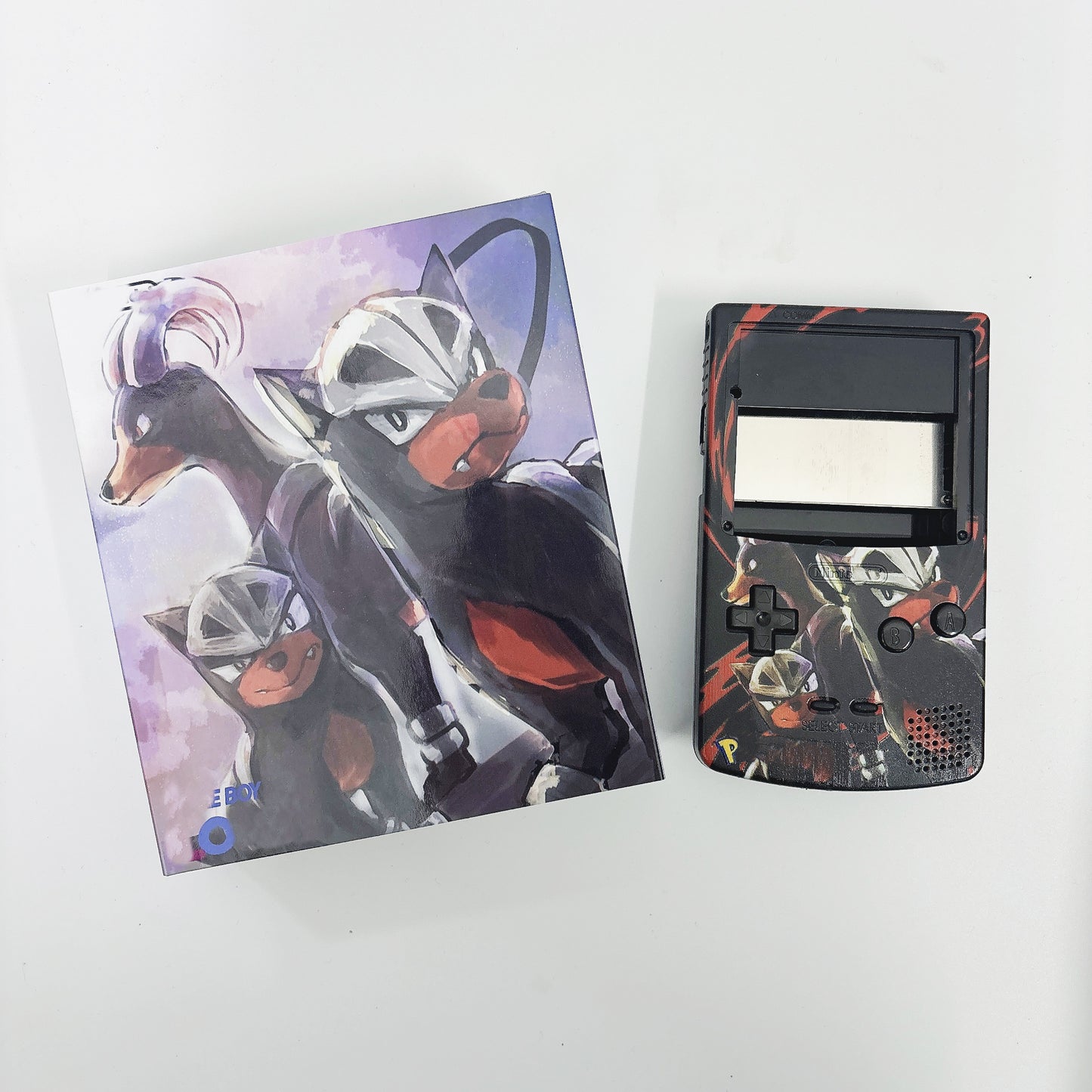 LLY DIY Gameboy Color GBC Retro Pixel IPS Screen 2.0 UV Print LLY exclusive custom g