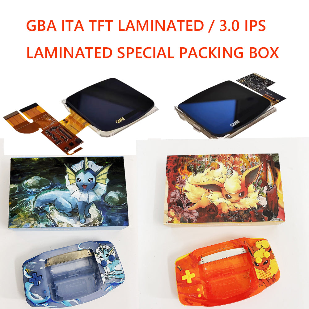 GBA Premium LLY Custom Gift Box GAMEBOY Premium IPS LCD 3.0TFT/IPS Shell uv