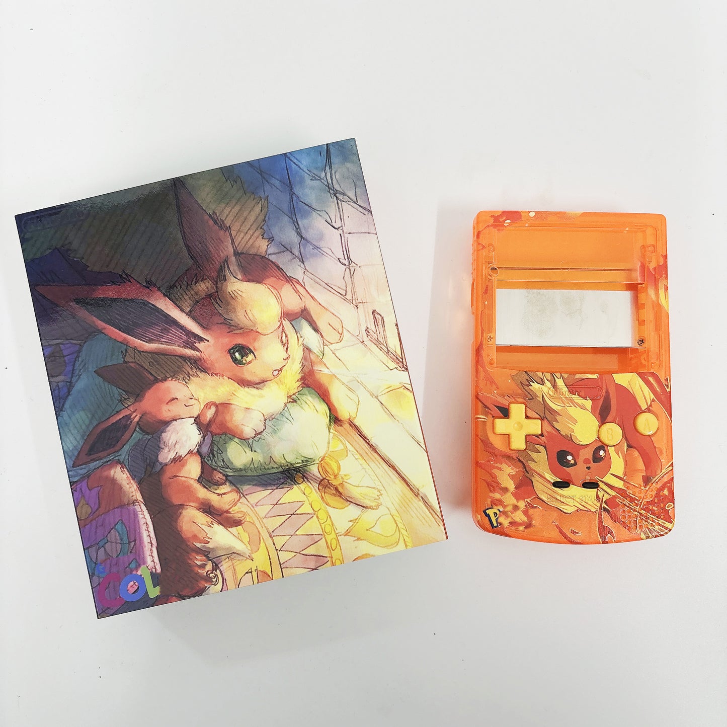 LLY DIY Gameboy Color GBC Retro Pixel IPS Screen 2.0 UV Print LLY exclusive custom g