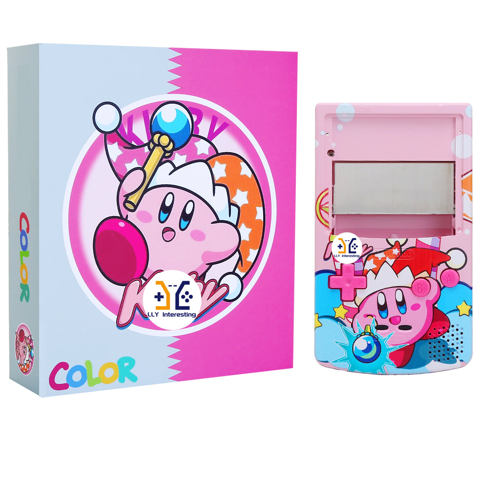 For GameBoyColor Laminated LCDS LLY custom print casings for backlit Retro Pixel