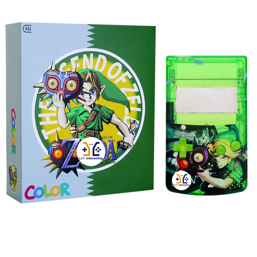 For GameBoyColor Laminated LCDS LLY custom print casings for backlit Retro Pixel