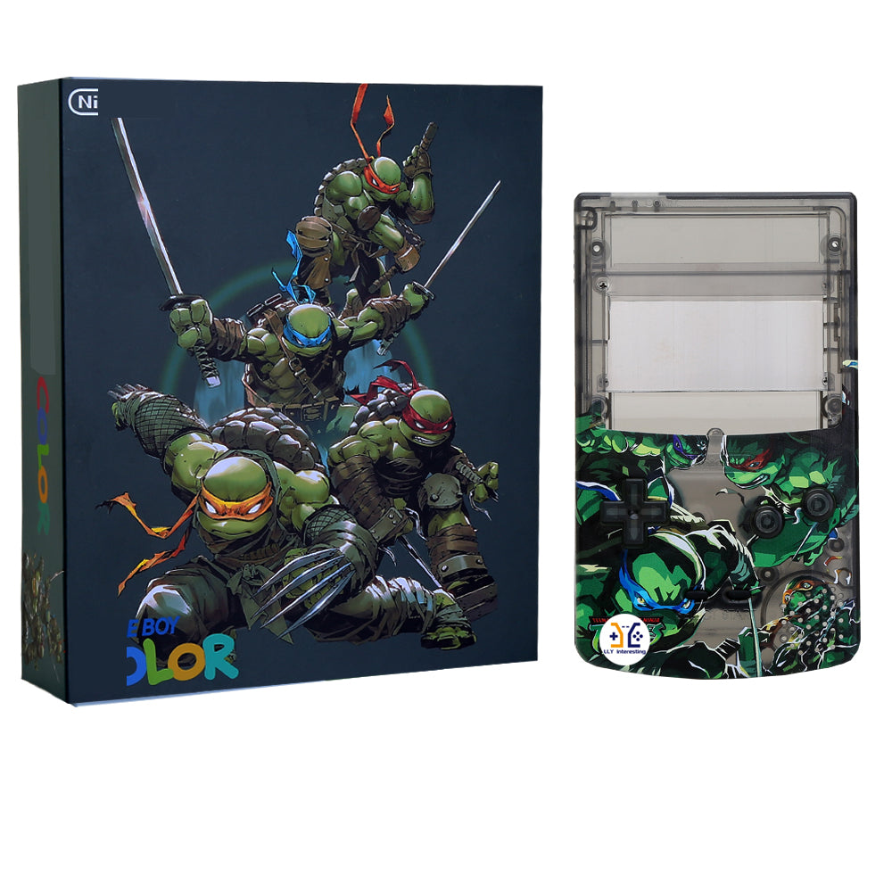 For GameBoyColor Laminated LCDS LLY custom print casings for backlit Retro Pixel