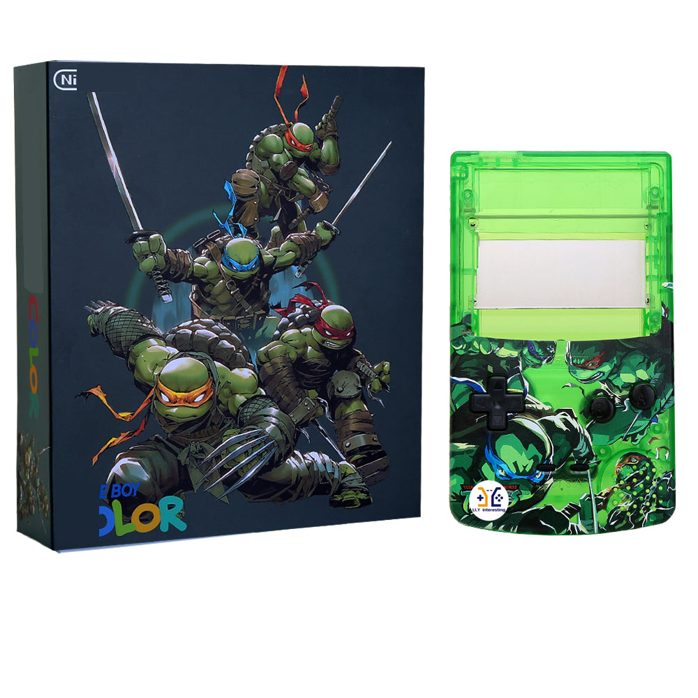For GameBoyColor Laminated LCDS LLY custom print casings for backlit Retro Pixel
