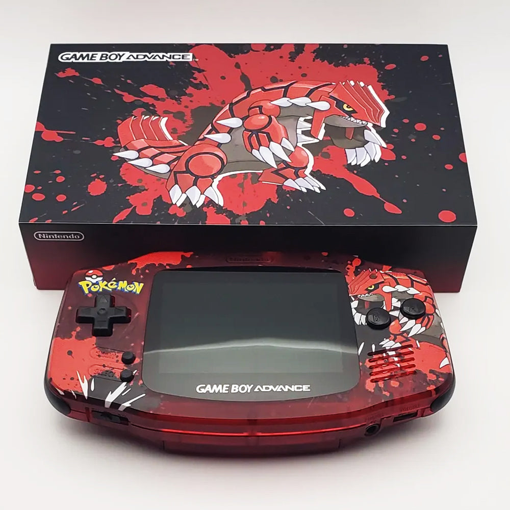 Nintendo GAMEBOY ADVANCE game console; GBA game console is highlighted3