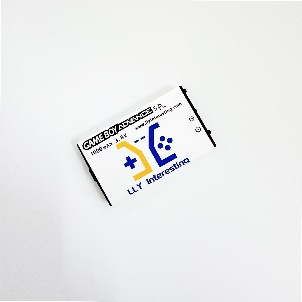 GBA SP Rechargeable1000 mAh LiPo MaxPlay Battery Mod