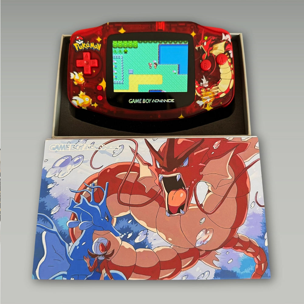 Nintendo GAMEBOY ADVANCE game console; GBA game console is highlighted2