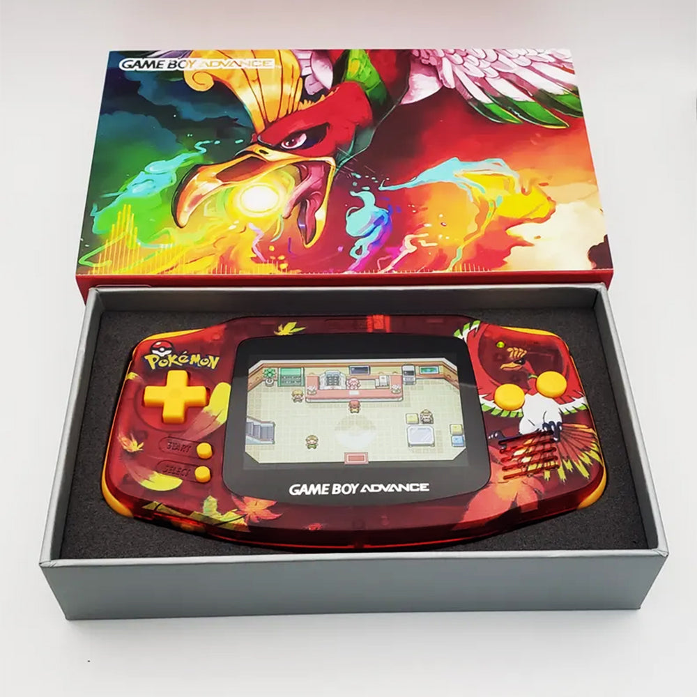 Nintendo GAMEBOY ADVANCE game console; GBA game console is highlighted2