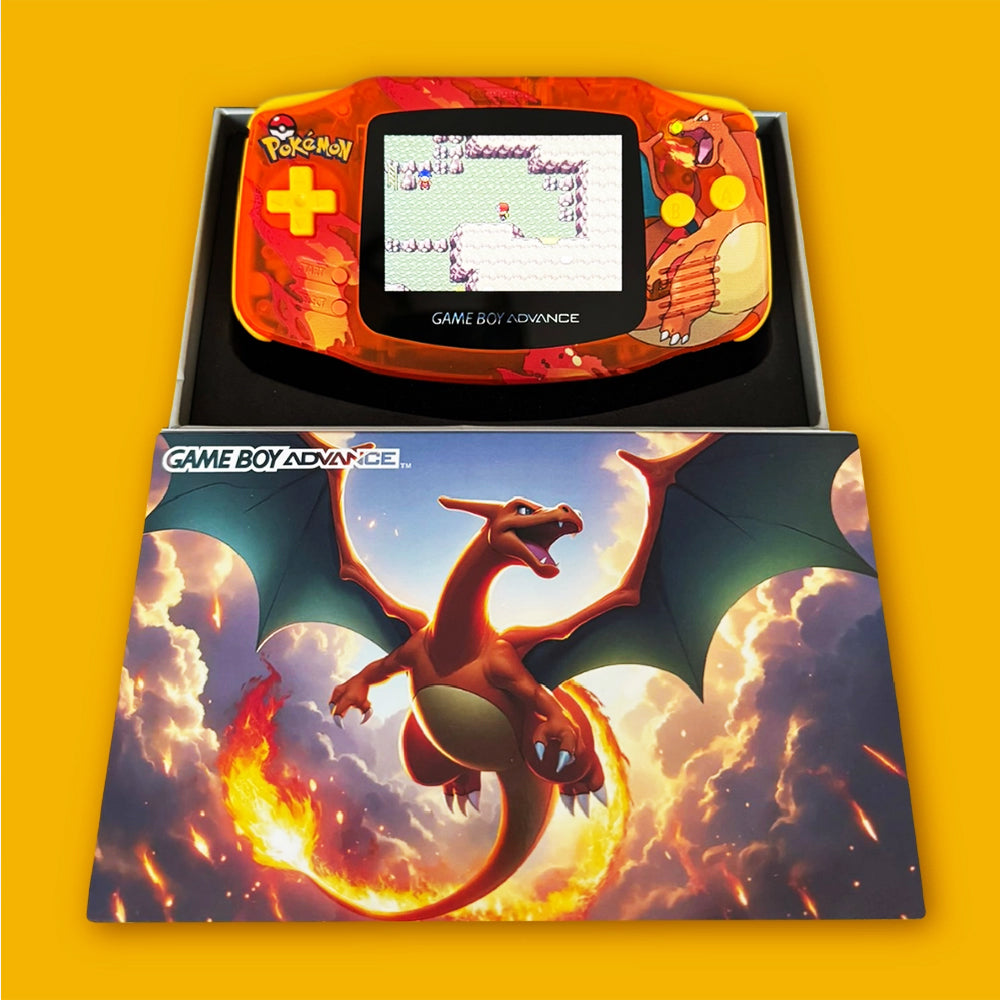 Nintendo GAMEBOY ADVANCE game console; GBA game console is highlighted2