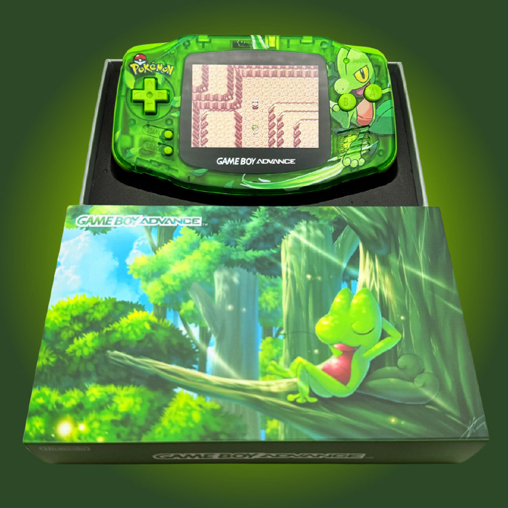 Nintendo GAMEBOY ADVANCE game console; GBA game console is highlighted3