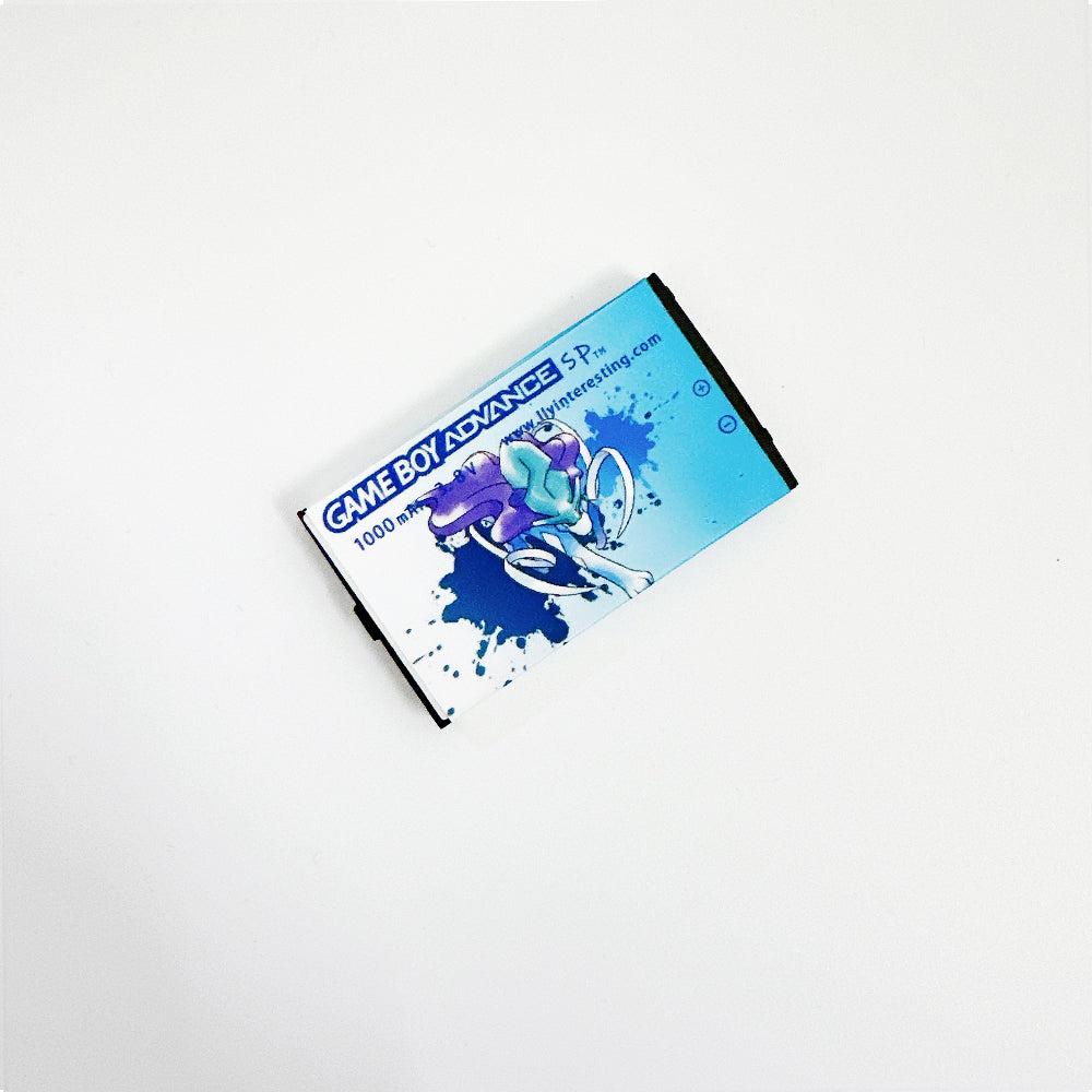 GBA SP Rechargeable1000 mAh LiPo MaxPlay Battery Mod