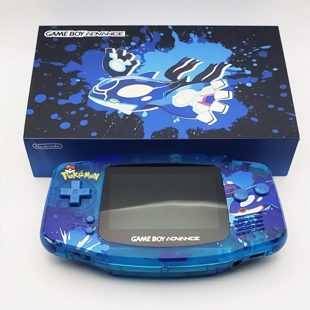 Nintendo GAMEBOY ADVANCE game console; GBA game console is highlighted3