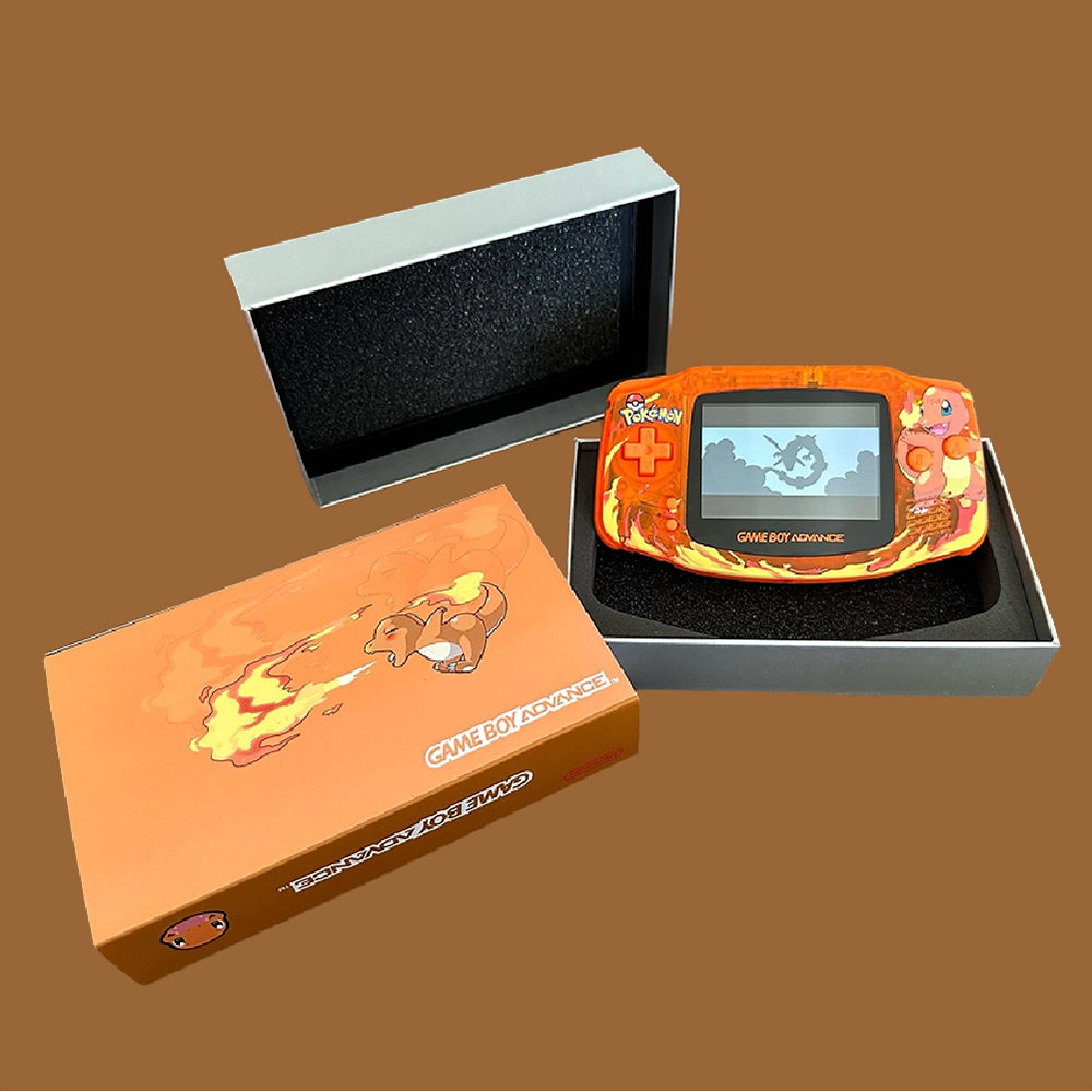 Nintendo GAMEBOY ADVANCE game console; GBA game console is highlighted