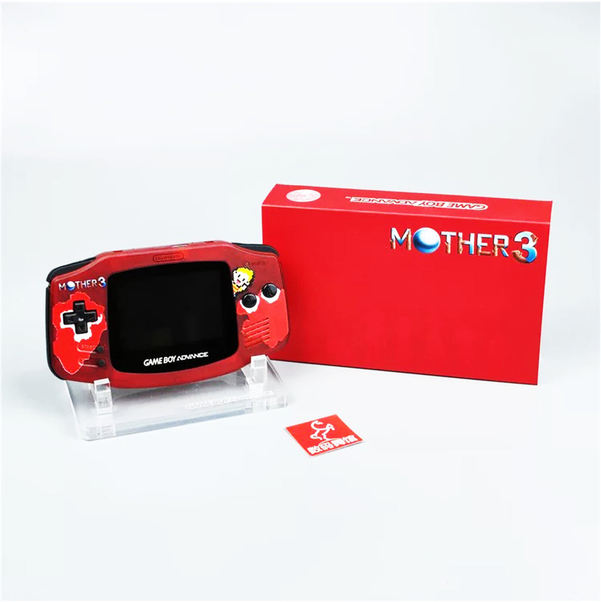 Nintendo GAMEBOY ADVANCE game console; GBA game console is highlighted