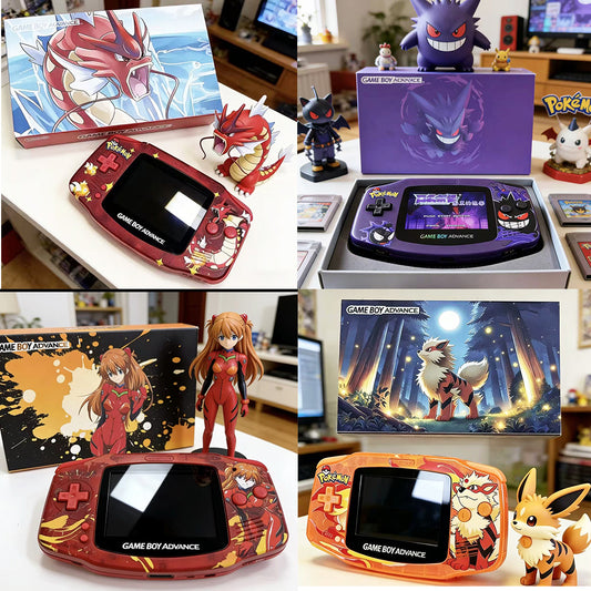 Nintendo GAMEBOY ADVANCE game console; GBA game console is highlighted2