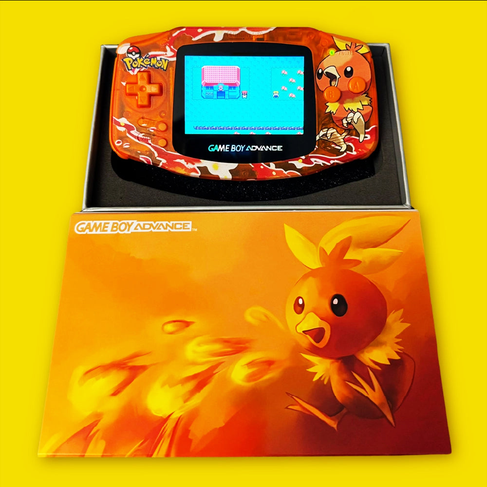 Nintendo GAMEBOY ADVANCE game console; GBA game console is highlighted3