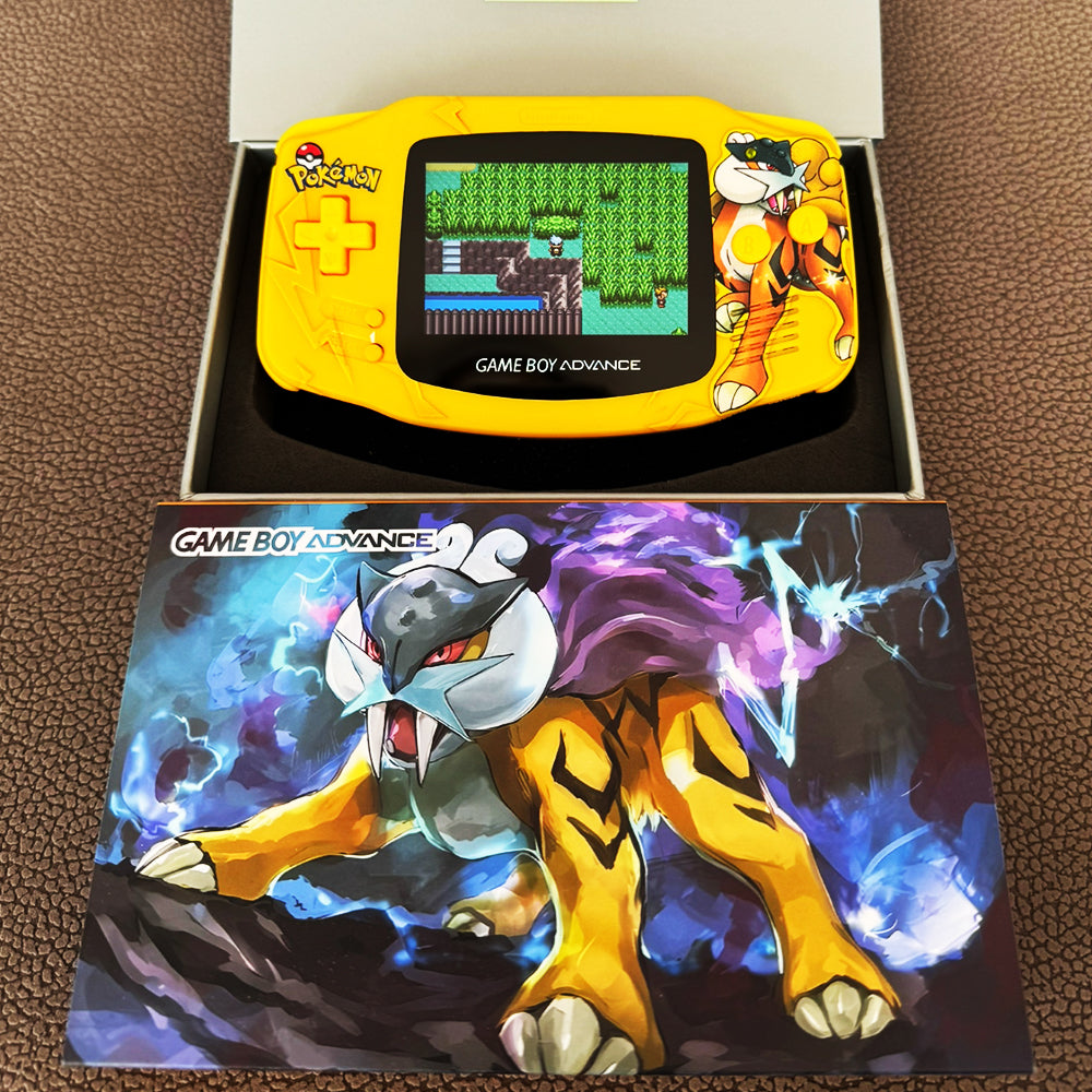 Nintendo GAMEBOY ADVANCE game console; GBA game console is highlighted2