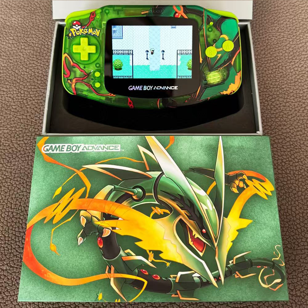 Nintendo GAMEBOY ADVANCE game console; GBA game console is highlighted