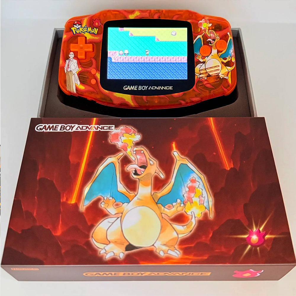 Nintendo GAMEBOY ADVANCE game console; GBA game console is highlighted2